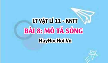 Lý thuyết Vật lí 11 Kết nối tri thức bài 8: Mô tả sóng: Các đại lượng đặc trưng của sóng